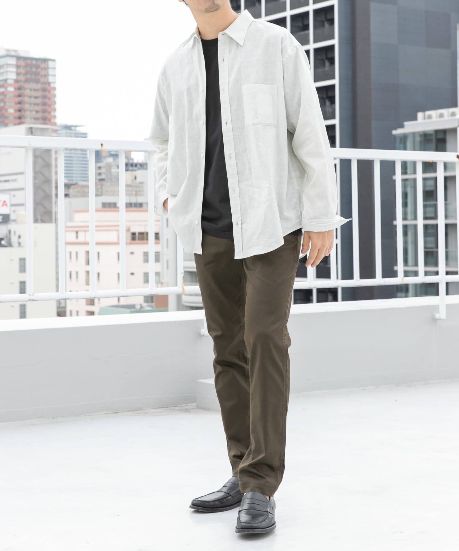 URBAN RESEARCH ROSSO「『WEB限定』『XLｻｲｽﾞあり』ﾘﾗｯｸｽｺｯﾄﾝﾘﾈﾝﾚｷﾞｭﾗｰｶ  」|シャツ・ブラウス|