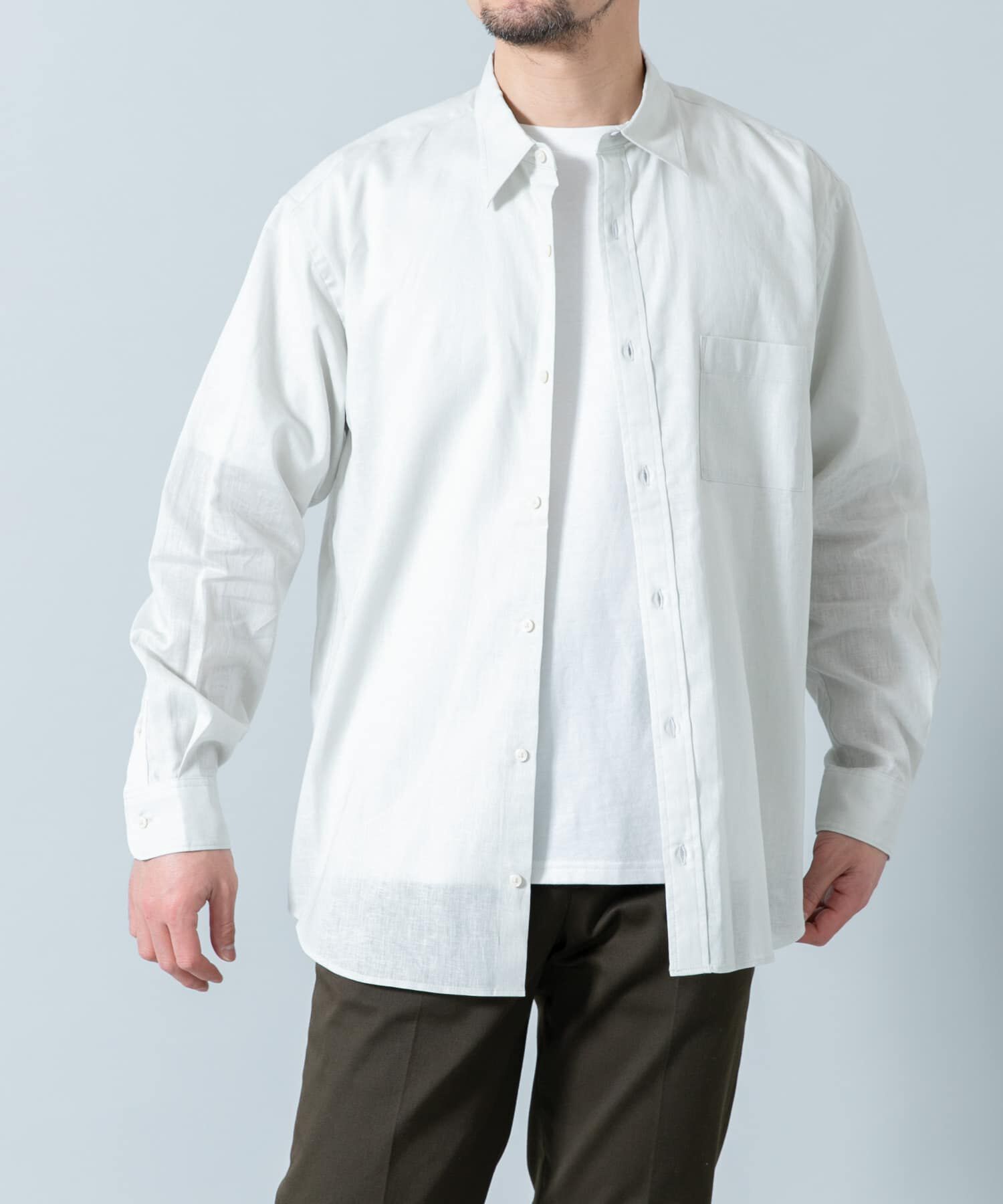 URBAN RESEARCH ROSSO「『WEB限定』『XLｻｲｽﾞあり』ﾘﾗｯｸｽｺｯﾄﾝﾘﾈﾝﾚｷﾞｭﾗｰｶ  」|シャツ・ブラウス|