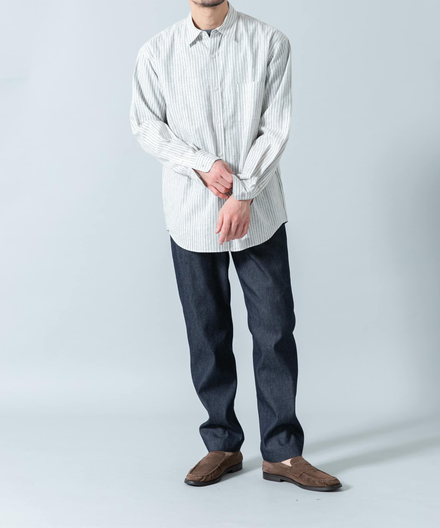 URBAN RESEARCH ROSSO「『WEB限定』『XLｻｲｽﾞあり』ﾘﾗｯｸｽｺｯﾄﾝﾘﾈﾝﾚｷﾞｭﾗｰｶ  」|シャツ・ブラウス|