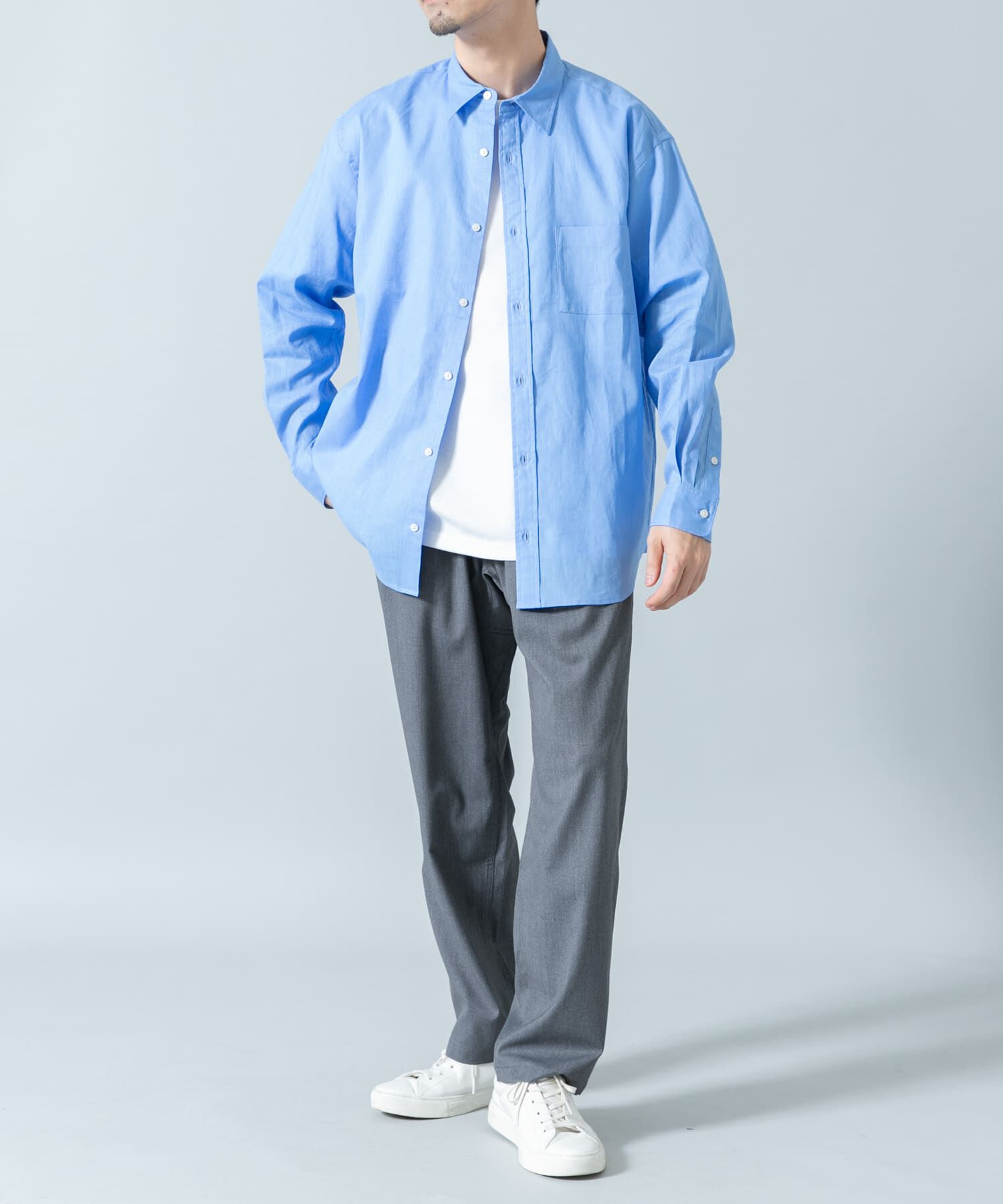 URBAN RESEARCH ROSSO「『WEB限定』『XLｻｲｽﾞあり』ﾘﾗｯｸｽｺｯﾄﾝﾘﾈﾝﾚｷﾞｭﾗｰｶ  」|シャツ・ブラウス|