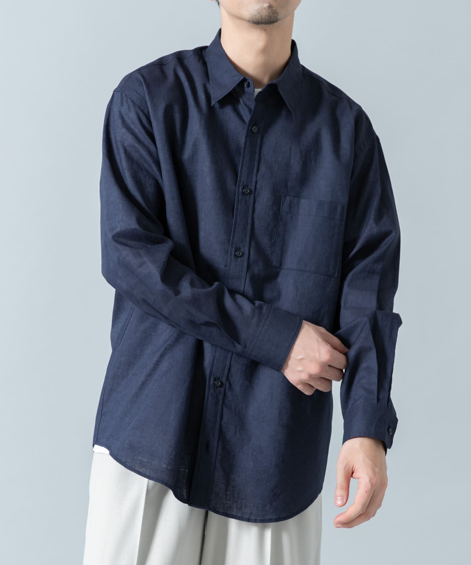 URBAN RESEARCH ROSSO「『WEB限定』『XLｻｲｽﾞあり』ﾘﾗｯｸｽｺｯﾄﾝﾘﾈﾝﾚｷﾞｭﾗｰｶ  」|シャツ・ブラウス|