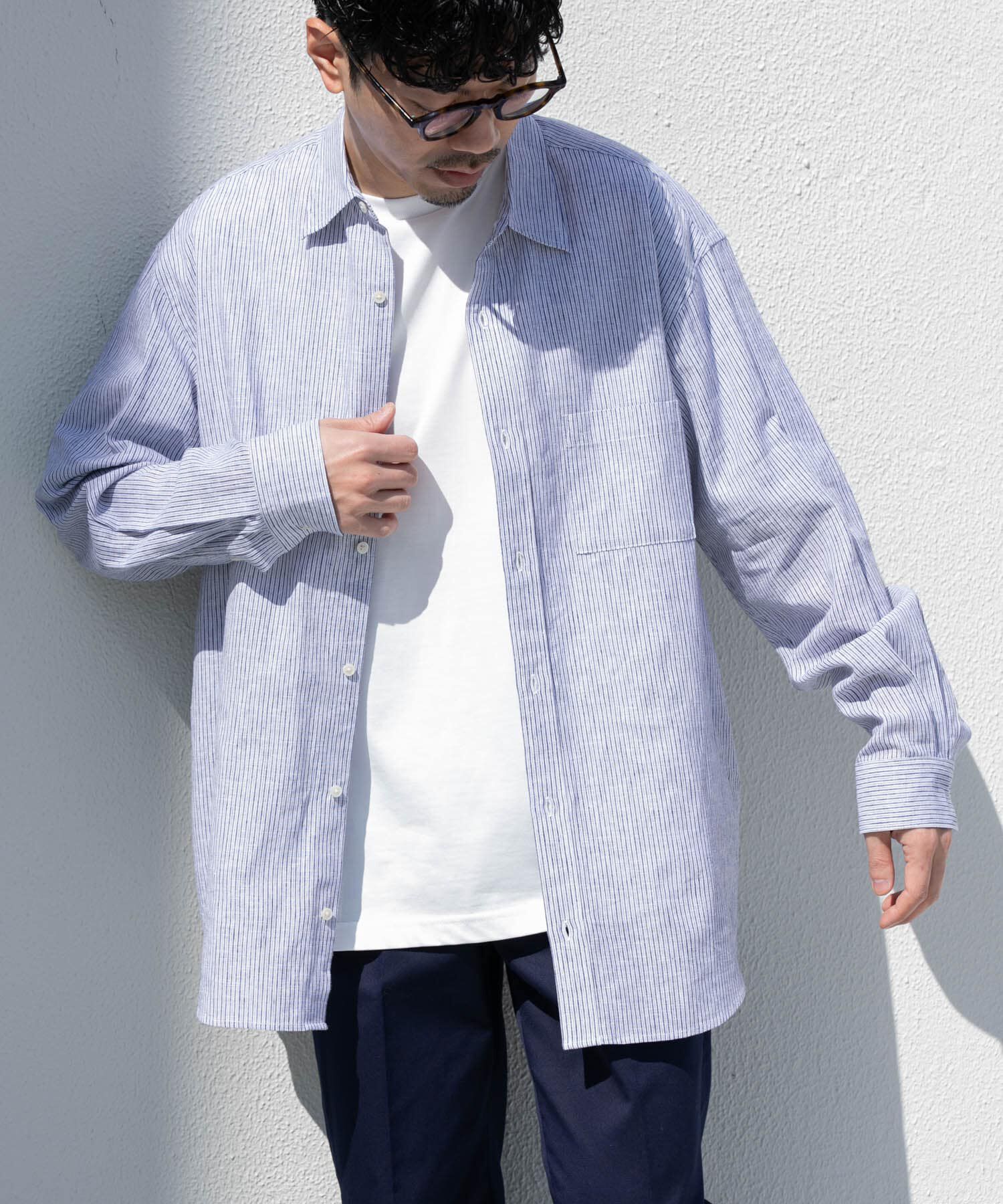 URBAN RESEARCH ROSSO「『WEB限定』『XLｻｲｽﾞあり』ﾘﾗｯｸｽｺｯﾄﾝﾘﾈﾝﾚｷﾞｭﾗｰｶ  」|シャツ・ブラウス|