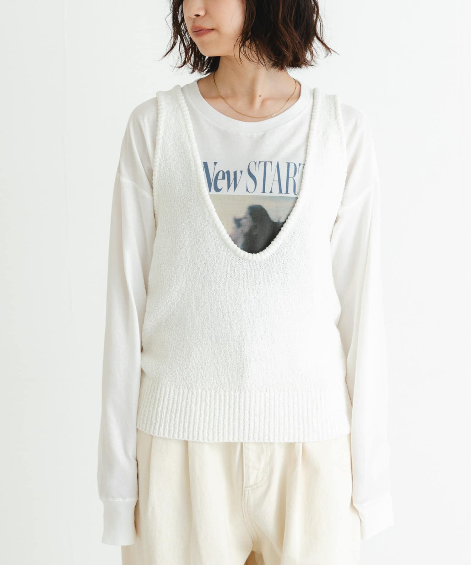 URBAN RESEARCH「ブークレ2WAYベスト」|ベスト・ジレ|