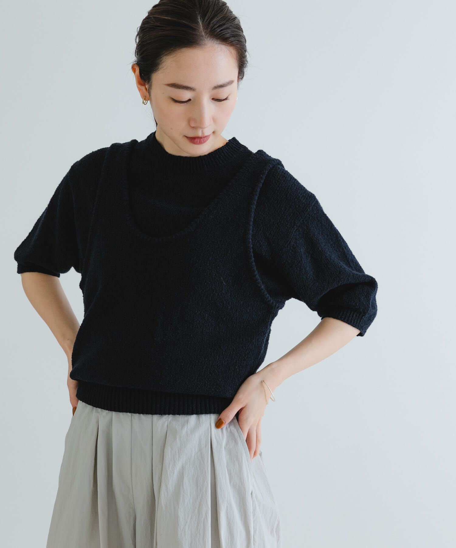 URBAN RESEARCH「ブークレ2WAYベスト」|ベスト・ジレ|