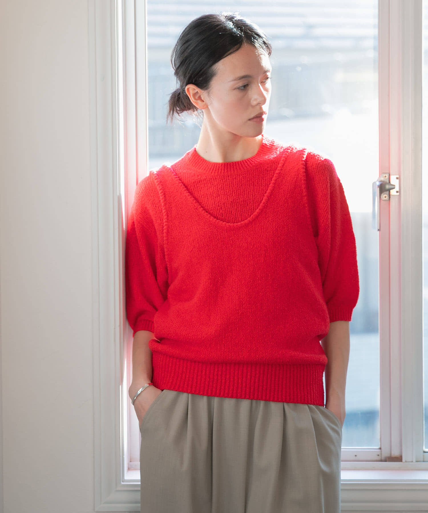 URBAN RESEARCH「ブークレ2WAYベスト」|ベスト・ジレ|