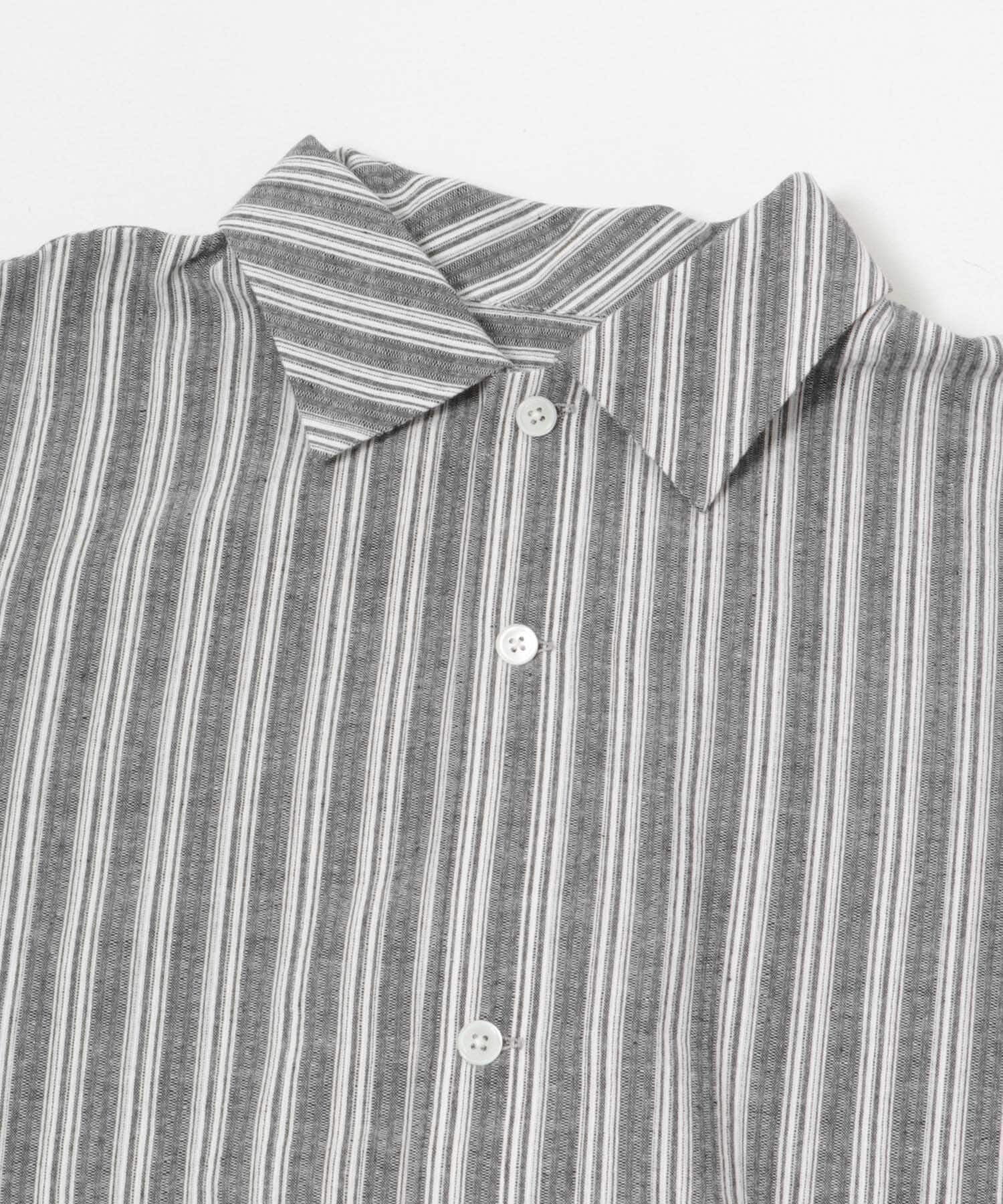 URBAN RESEARCH「オープンカラーストライプシャツ」|シャツ・ブラウス|