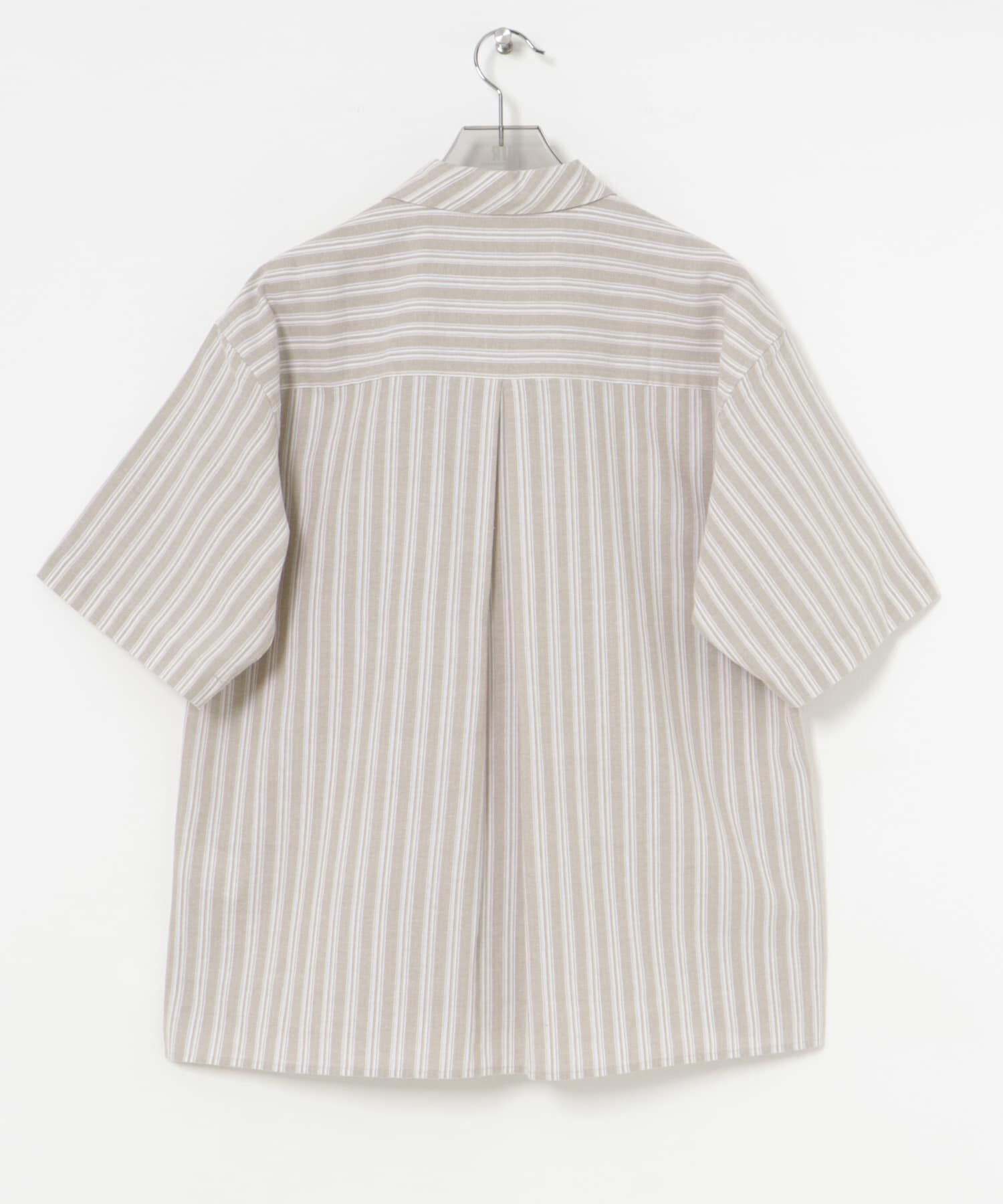 URBAN RESEARCH「オープンカラーストライプシャツ」|シャツ・ブラウス|