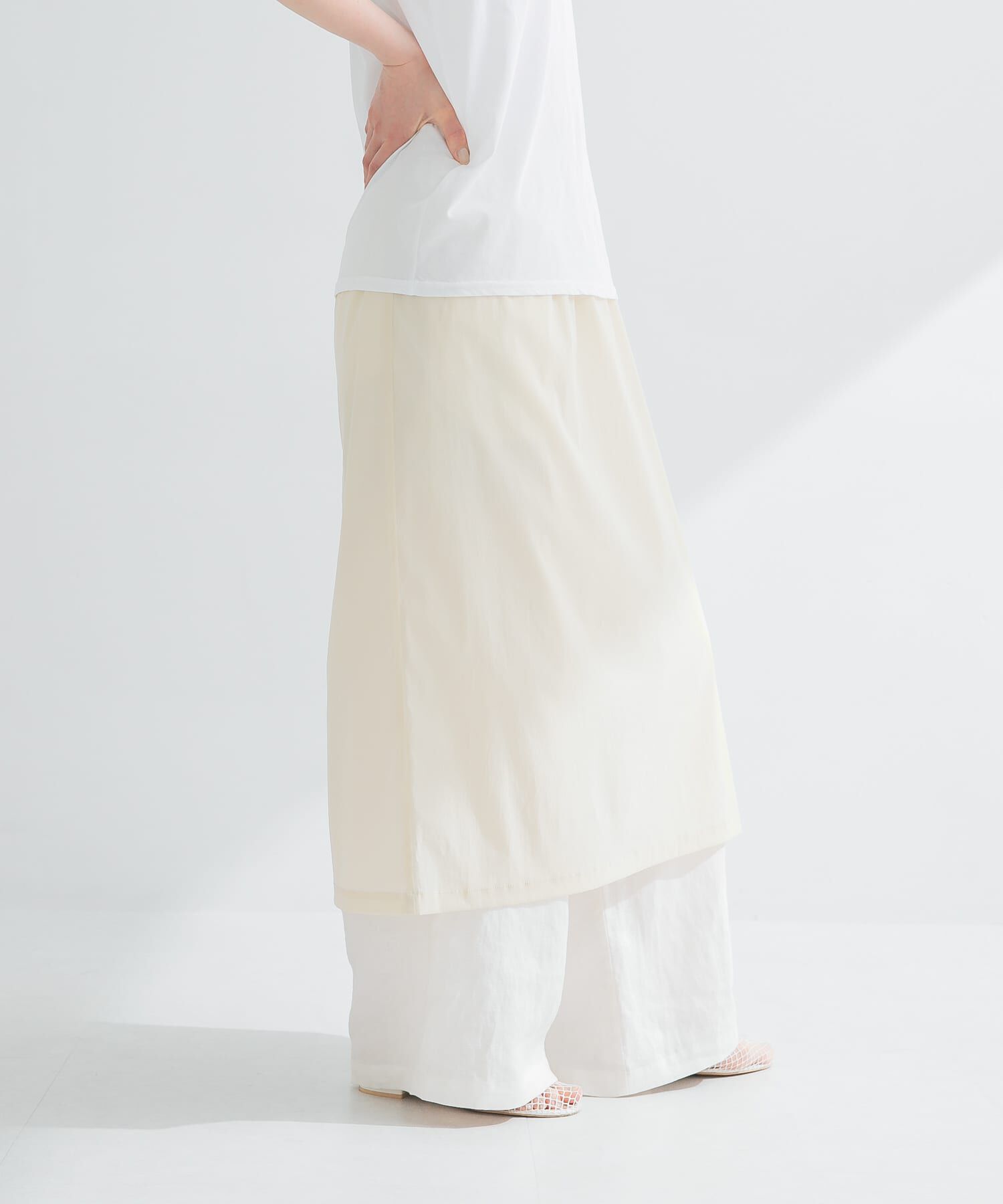 URBAN RESEARCH「シアーミディレイヤードスカート」|スカート|