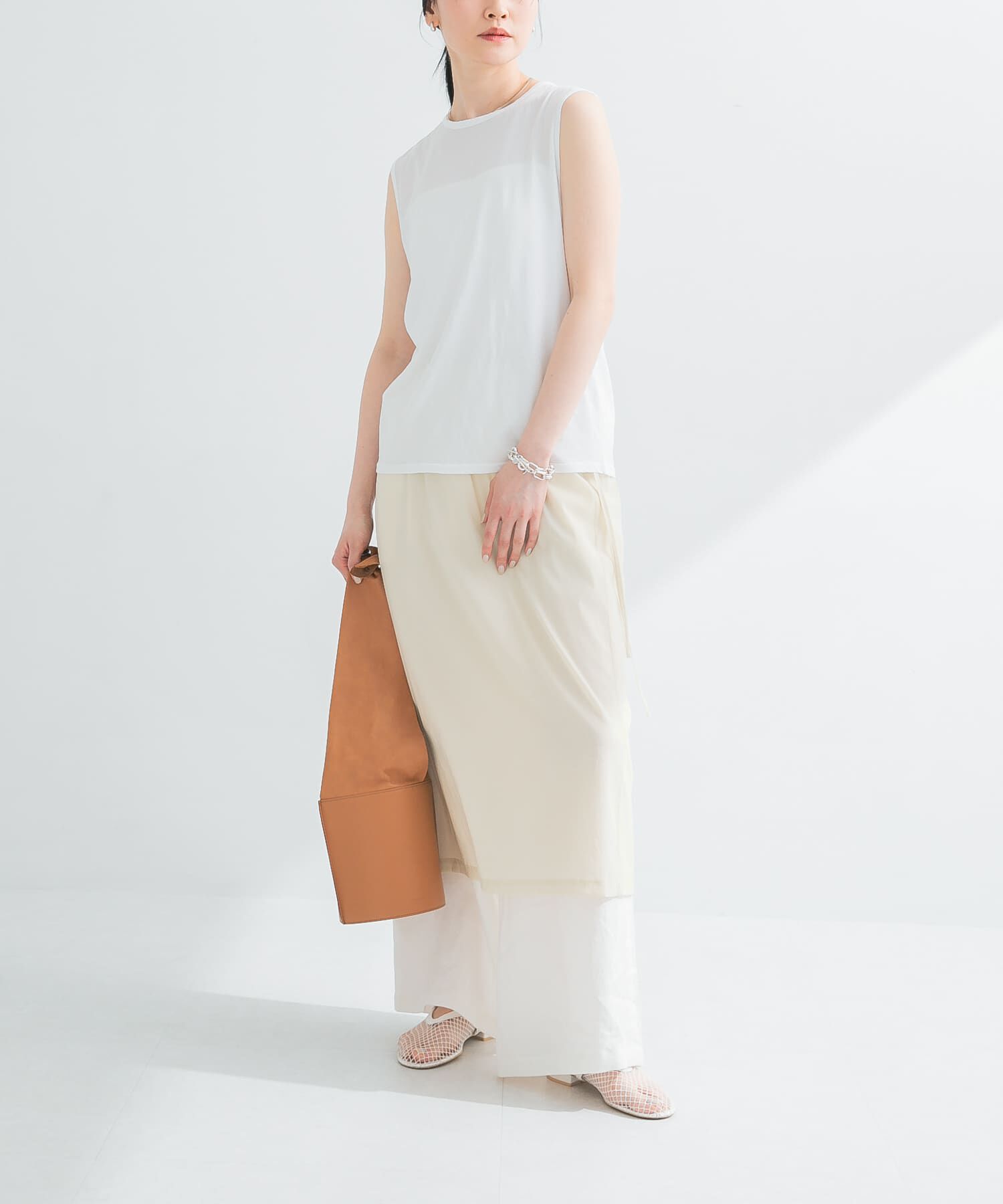 URBAN RESEARCH「シアーミディレイヤードスカート」|スカート|