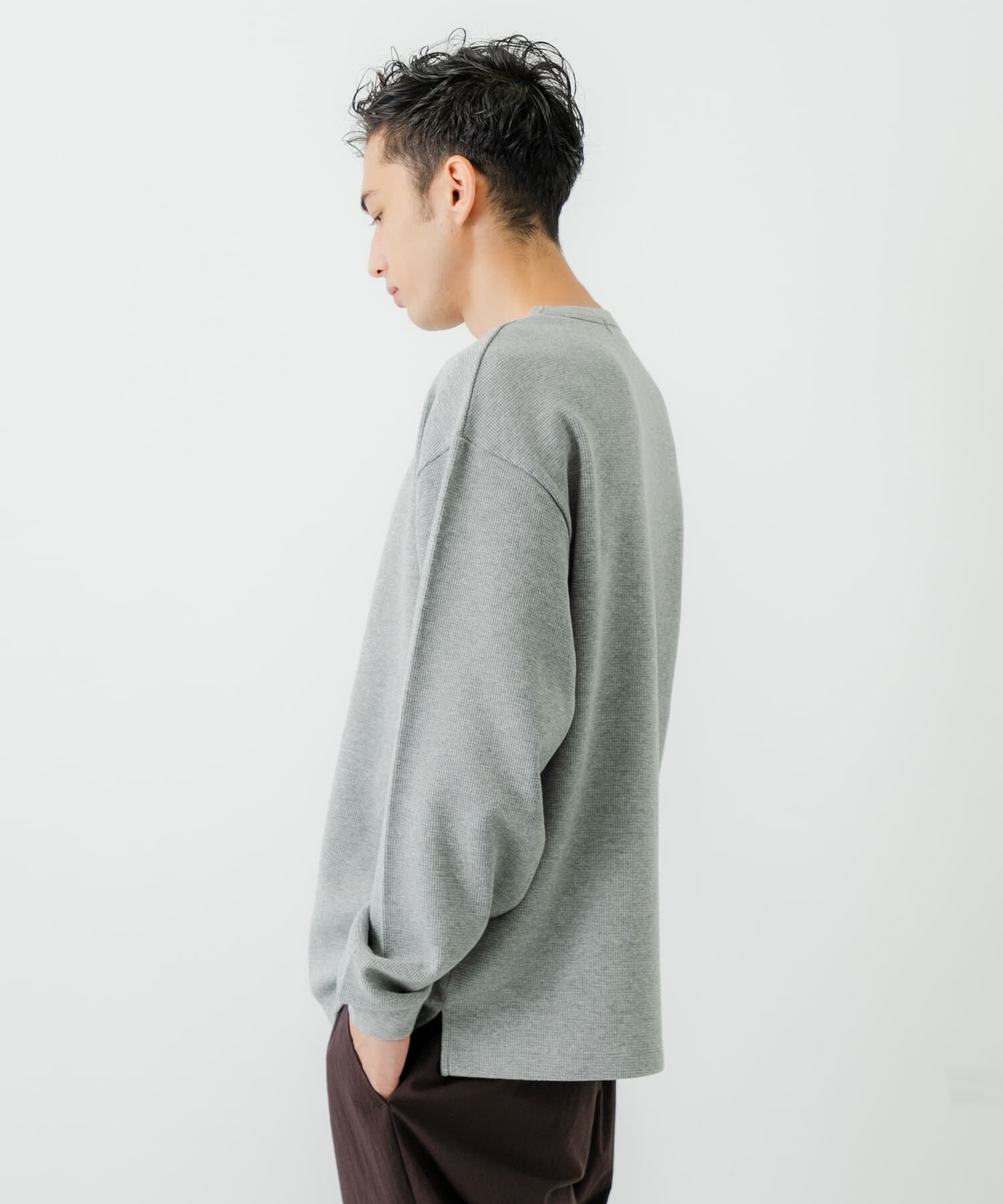URBAN RESEARCH「度詰めワッフルロングスリーブ」|Tシャツ・カットソー|