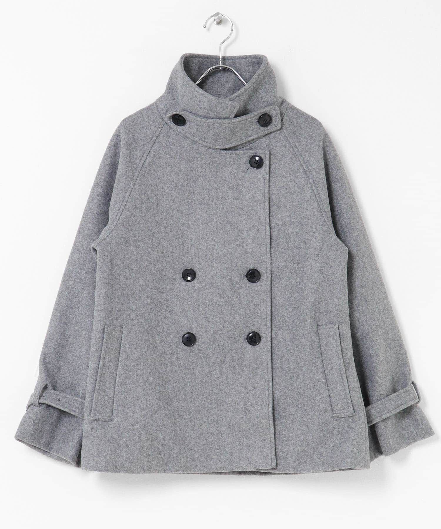 Sonny Label 「メルトンジャージースタンドカラーコート」|ノーカラーコート|