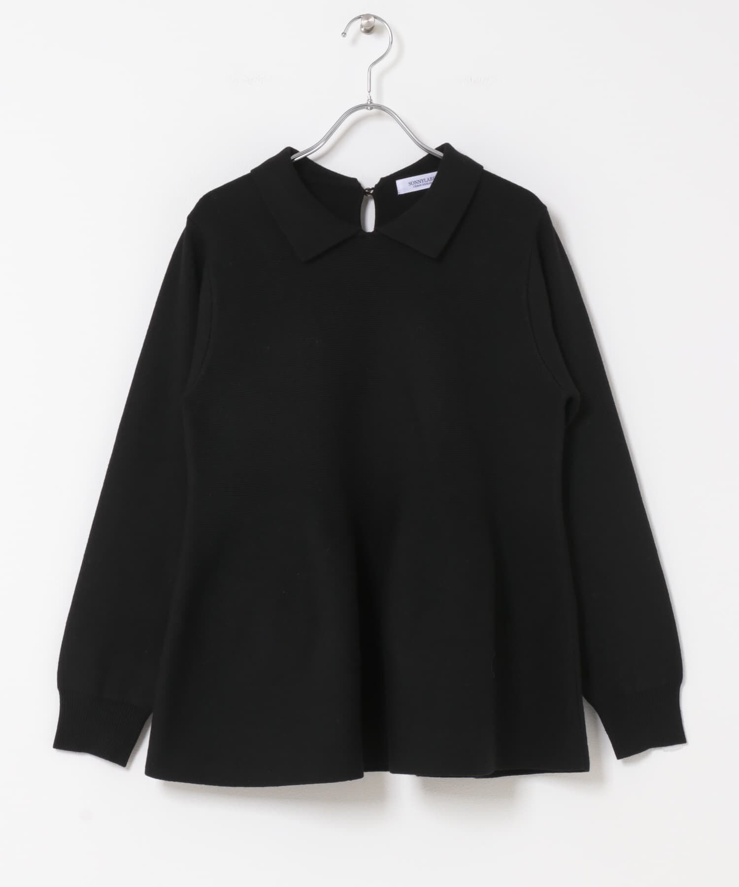 Sonny Label 「『WEB限定』襟付きペプラムニットプルオーバー」|ニット・セーター|