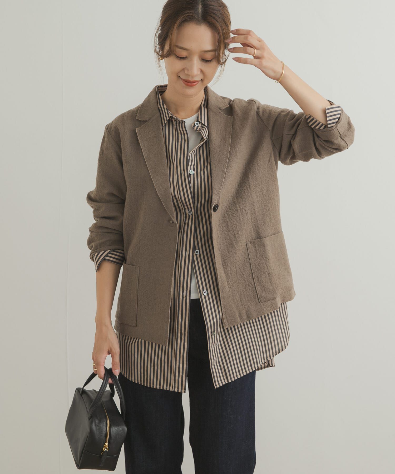 URBAN RESEARCH DOORS「ウールガーゼジャケット」|その他|