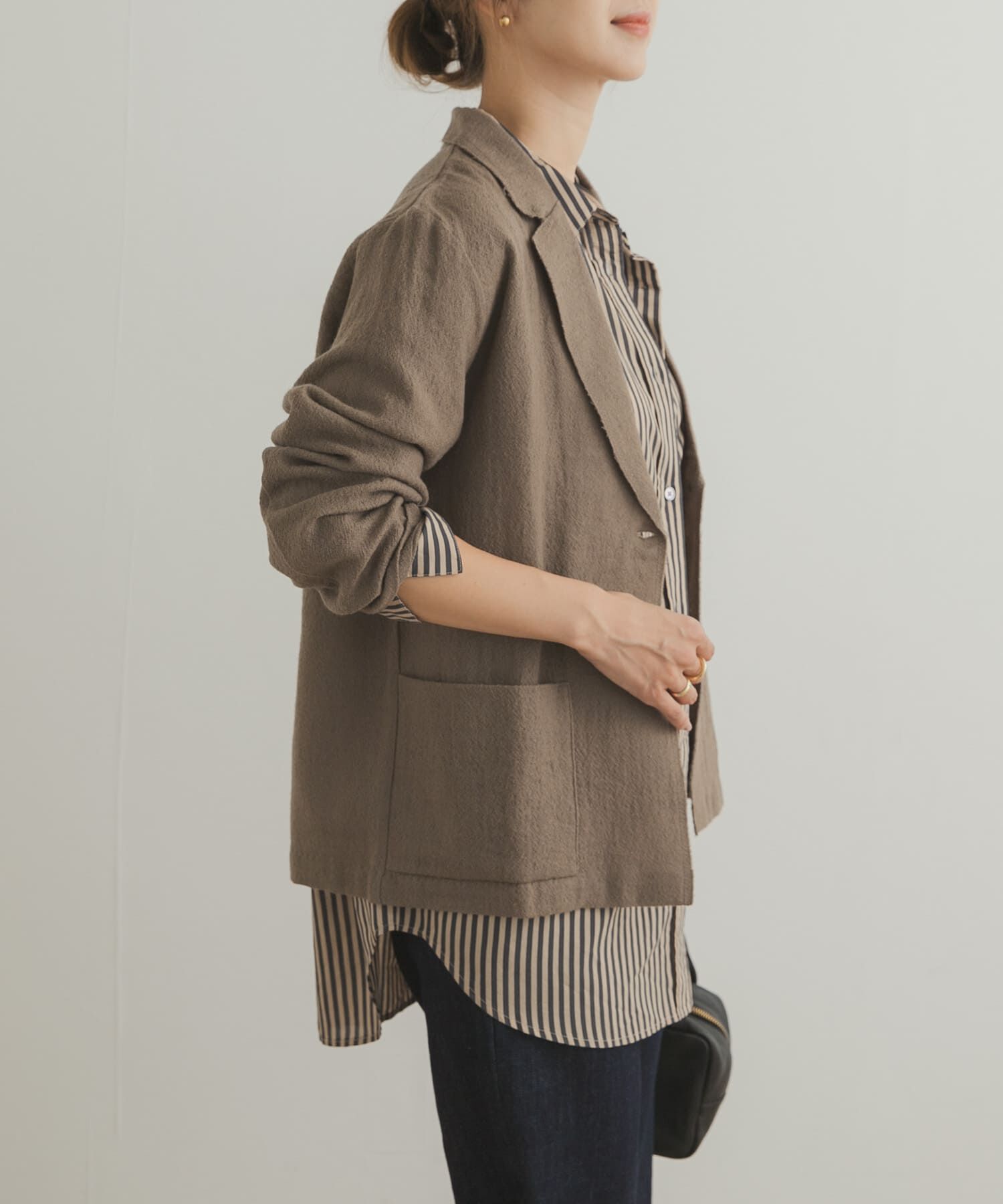 URBAN RESEARCH DOORS「ウールガーゼジャケット」|その他|