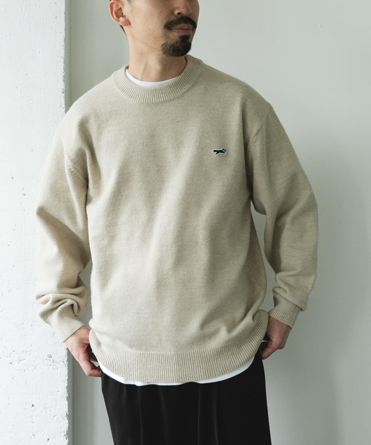 URBAN RESEARCH DOORS「『別注』PENNEYS&times;DOORS　THE FOX クルーネックスフレニット」|ニット・セーター|