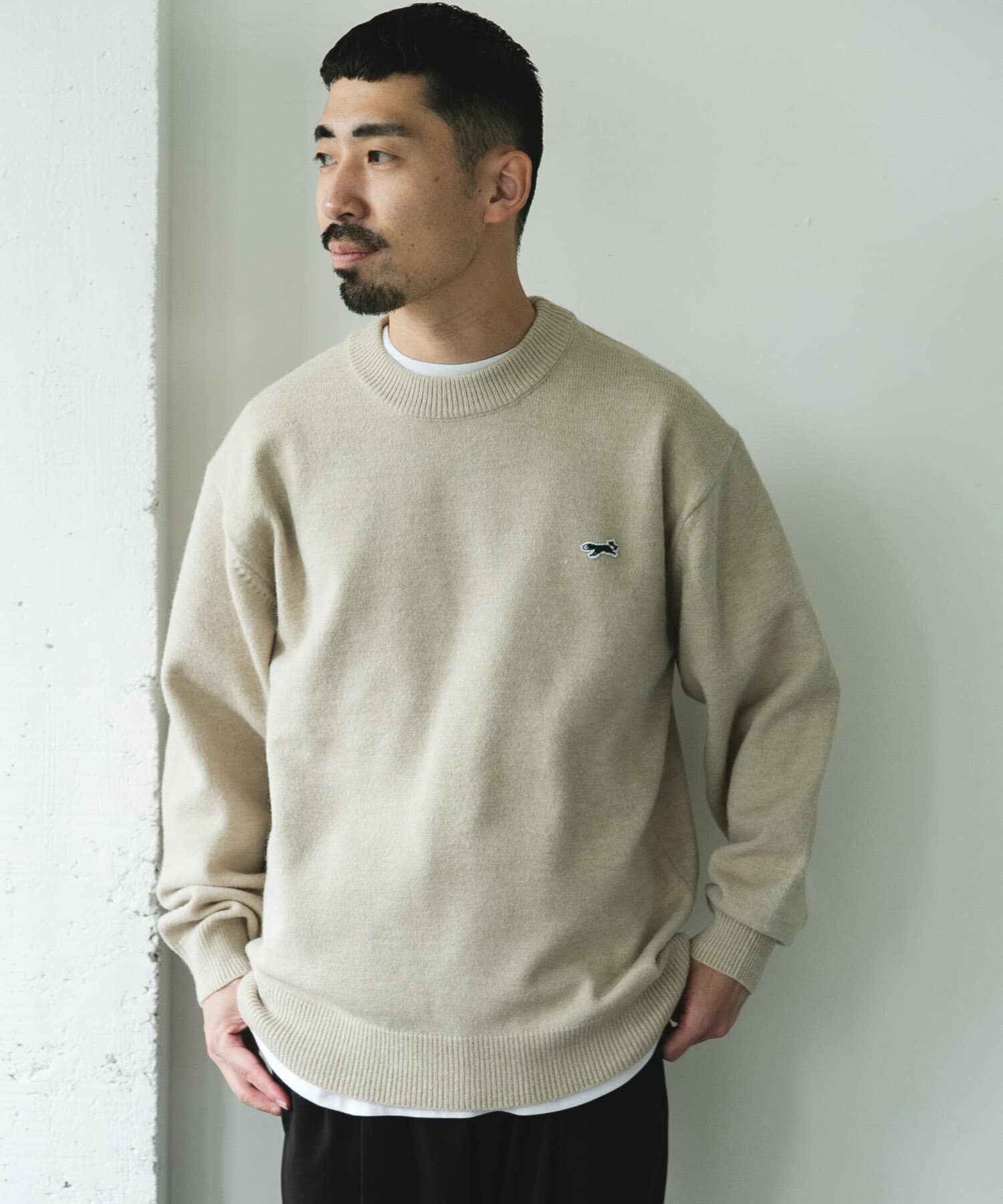 URBAN RESEARCH DOORS「『別注』PENNEYS&times;DOORS　THE FOX クルーネックスフレニット」|ニット・セーター|
