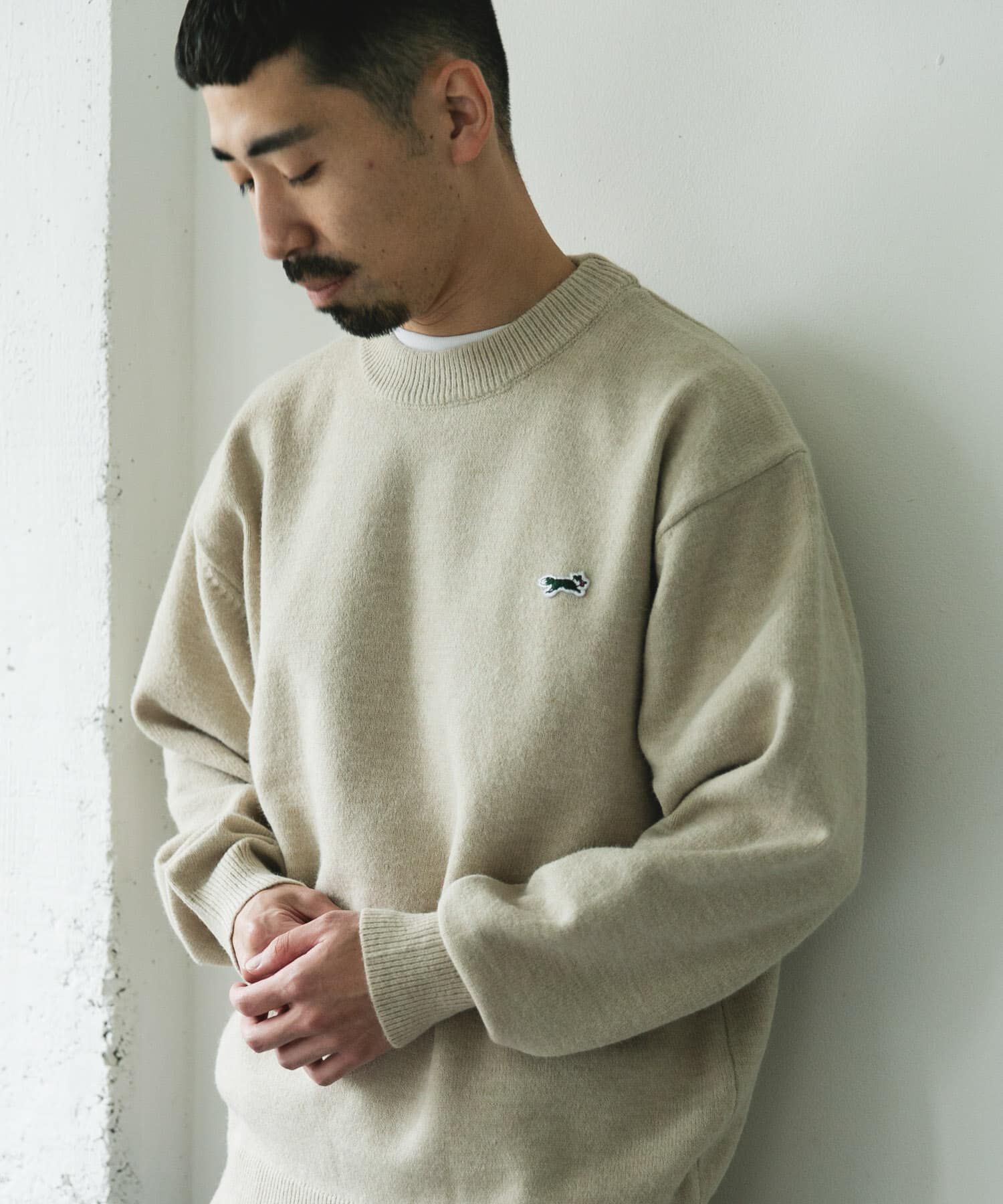 URBAN RESEARCH DOORS「『別注』PENNEYS&times;DOORS　THE FOX クルーネックスフレニット」|ニット・セーター|