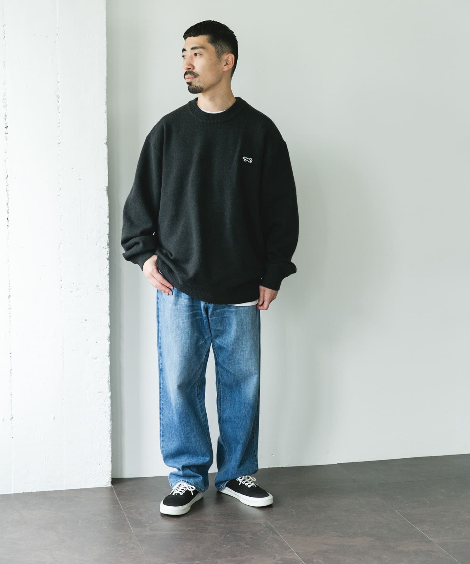 URBAN RESEARCH DOORS「『別注』PENNEYS&times;DOORS　THE FOX クルーネックスフレニット」|ニット・セーター|