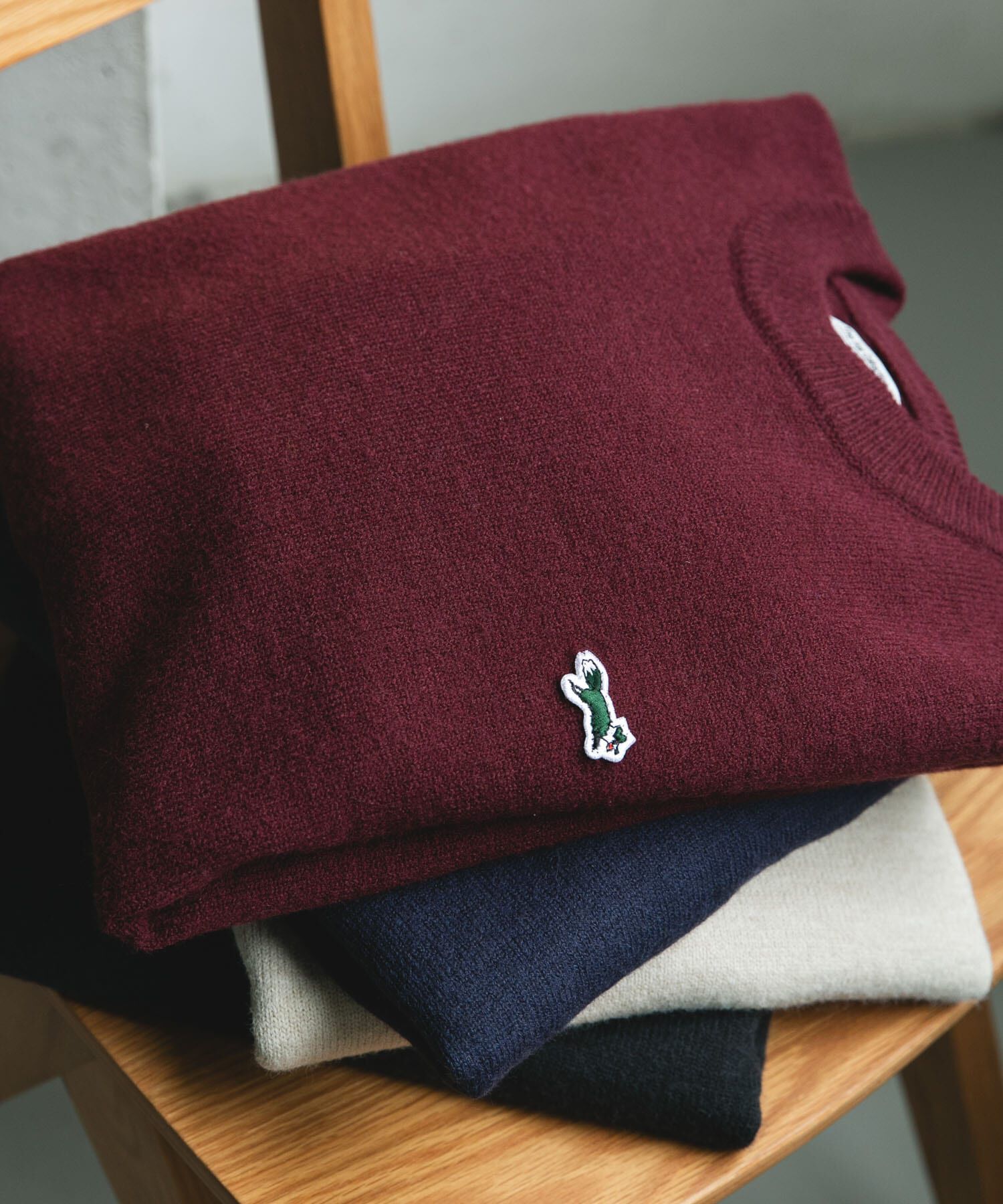 URBAN RESEARCH DOORS「『別注』PENNEYS&times;DOORS　THE FOX クルーネックスフレニット」|ニット・セーター|