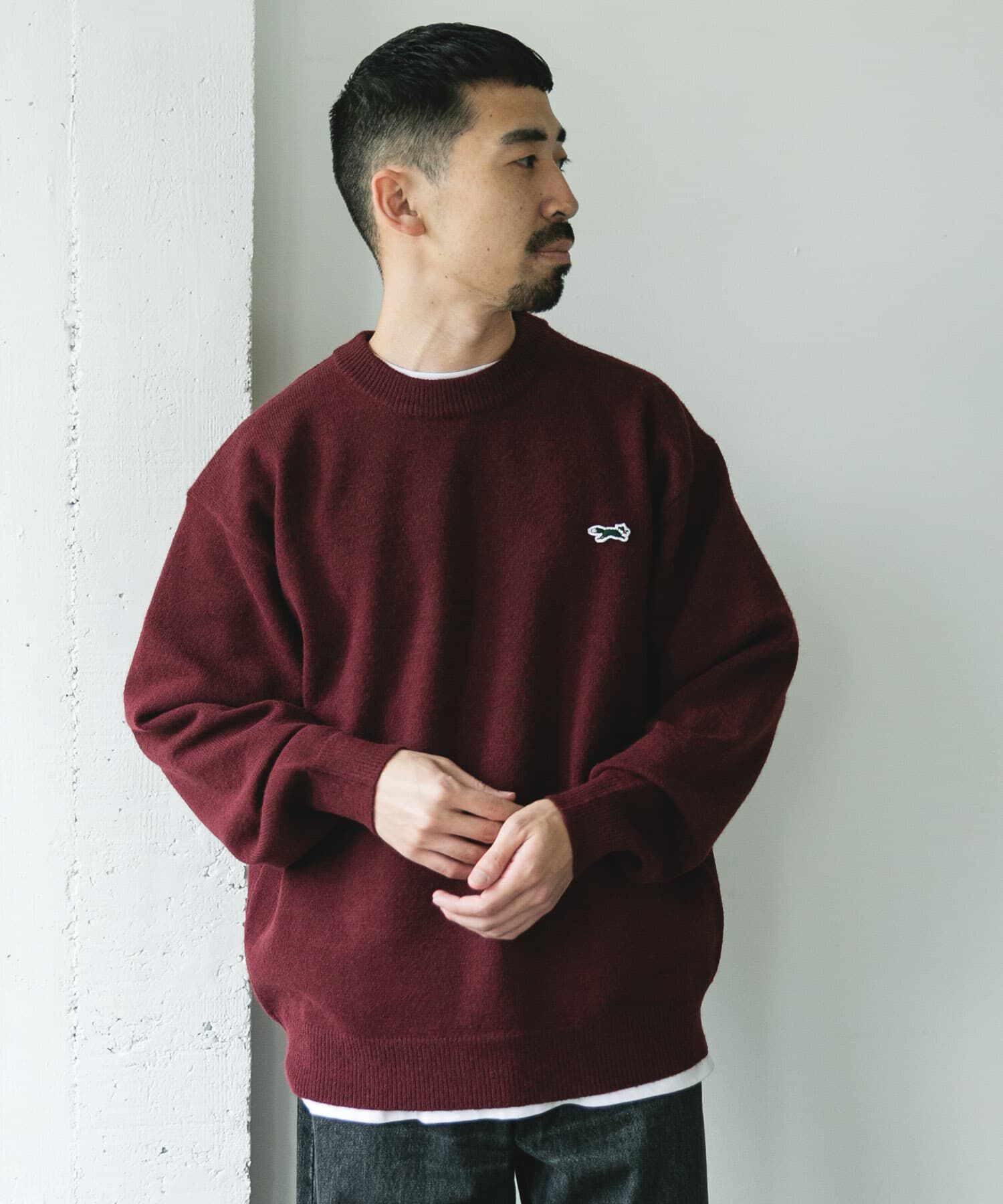 URBAN RESEARCH DOORS「『別注』PENNEYS&times;DOORS　THE FOX クルーネックスフレニット」|ニット・セーター|