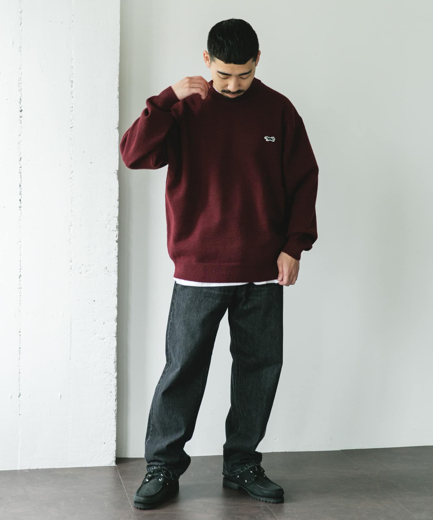 URBAN RESEARCH DOORS「『別注』PENNEYS&times;DOORS　THE FOX クルーネックスフレニット」|ニット・セーター|