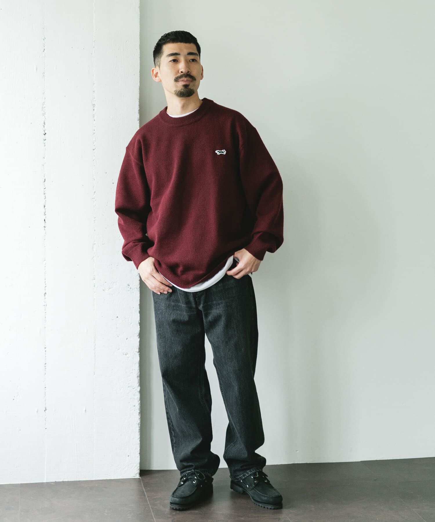 URBAN RESEARCH DOORS「『別注』PENNEYS&times;DOORS　THE FOX クルーネックスフレニット」|ニット・セーター|