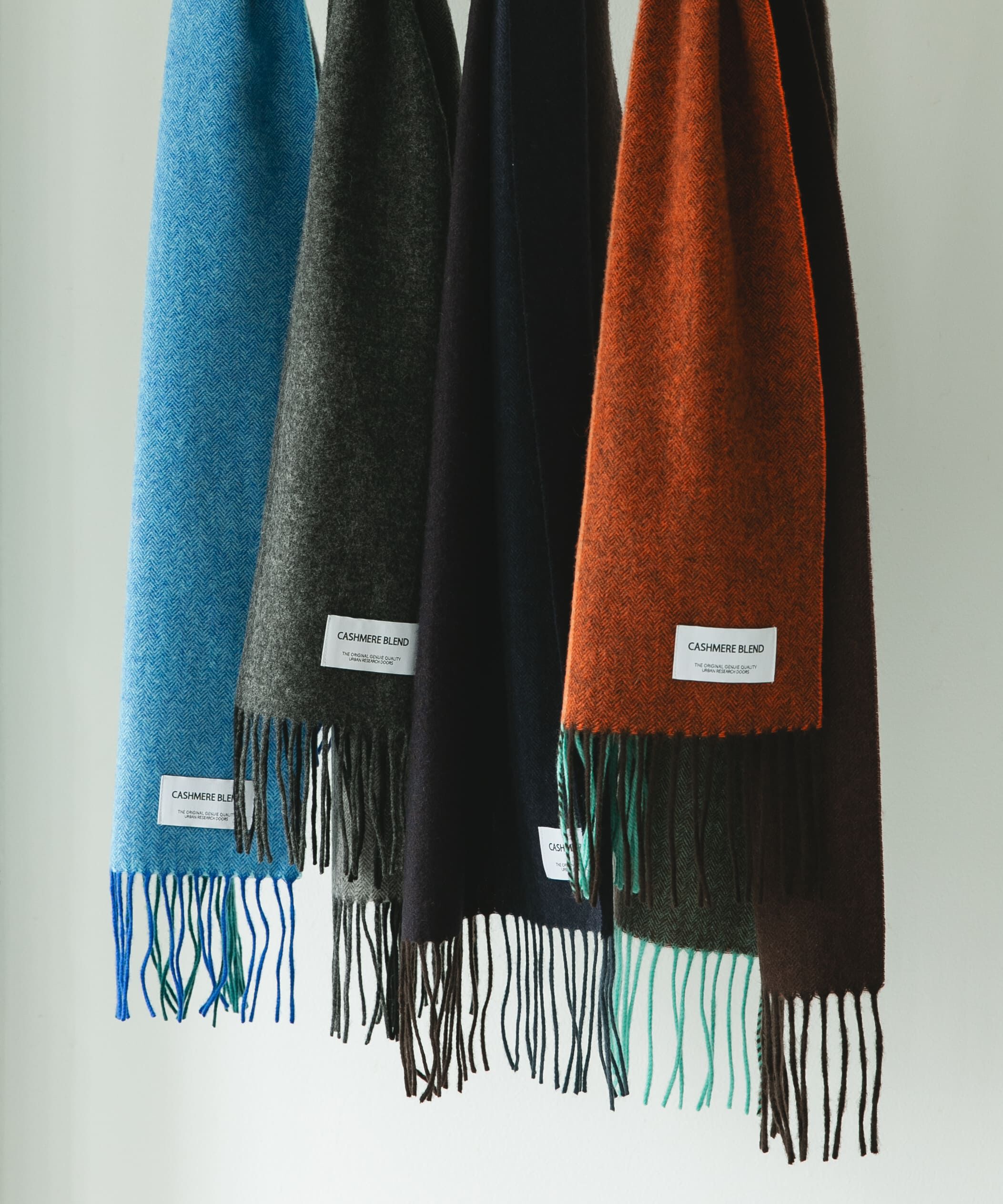 URBAN RESEARCH DOORS「カシミヤブレンドパネルマフラー」|マフラー|