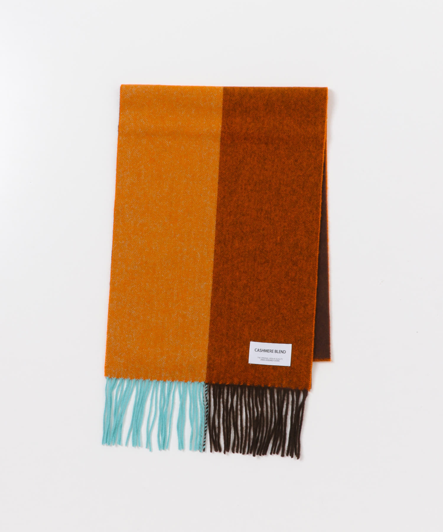 URBAN RESEARCH DOORS「カシミヤブレンドパネルマフラー」|マフラー|