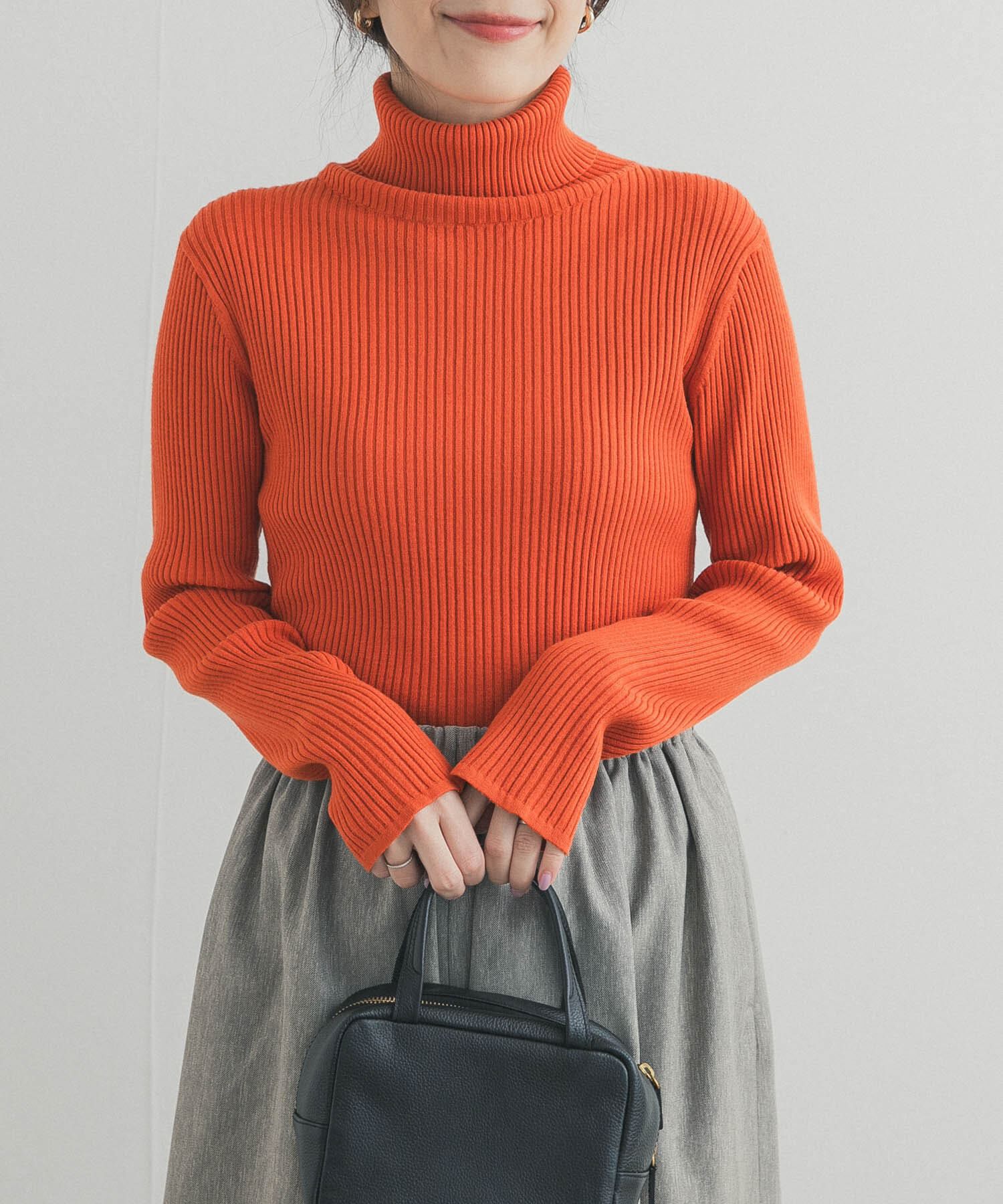 URBAN RESEARCH DOORS「タートルネックリブニット」|ニット・セーター|