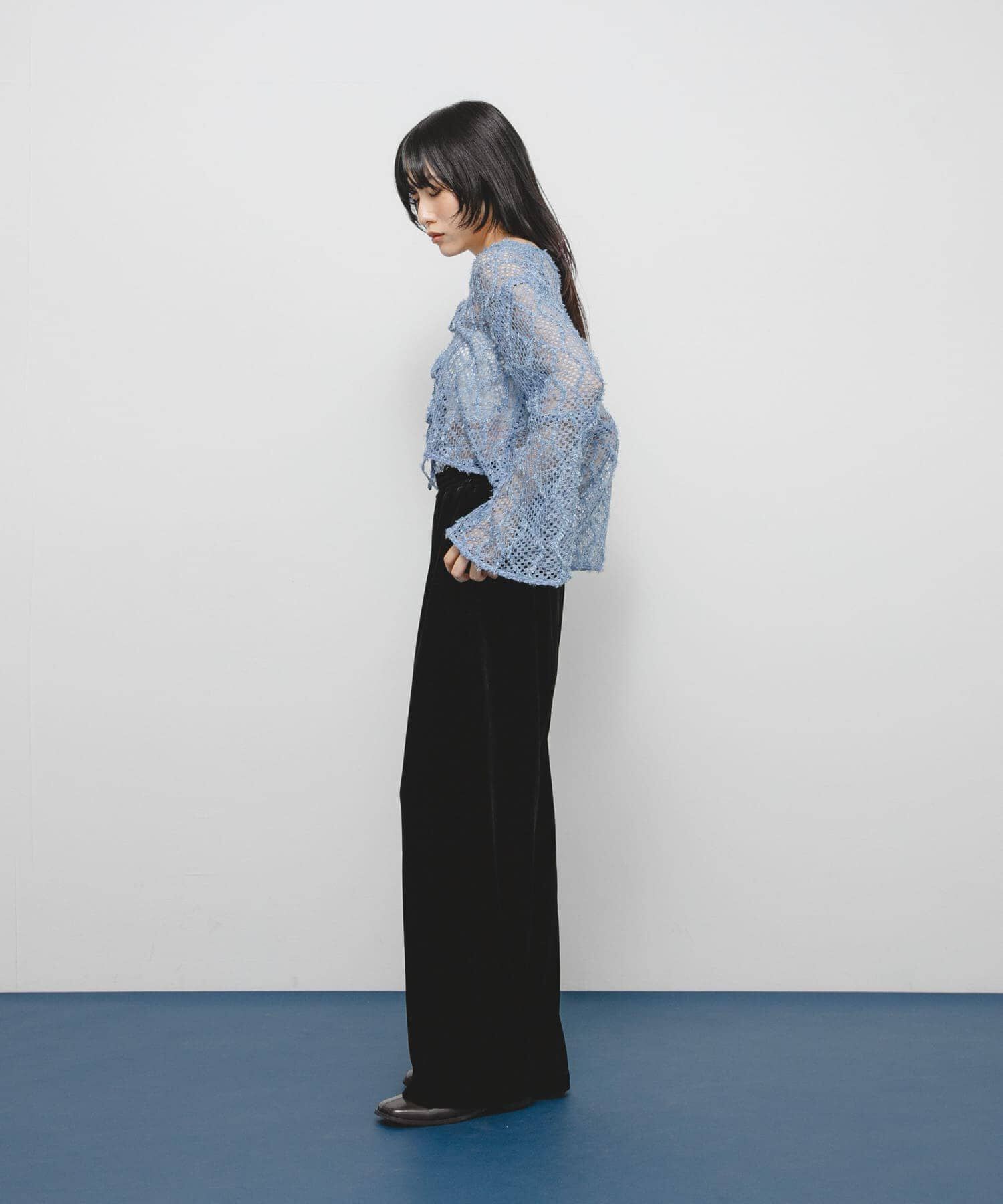  「フェザーメッシュカーディガン」|カーディガン|