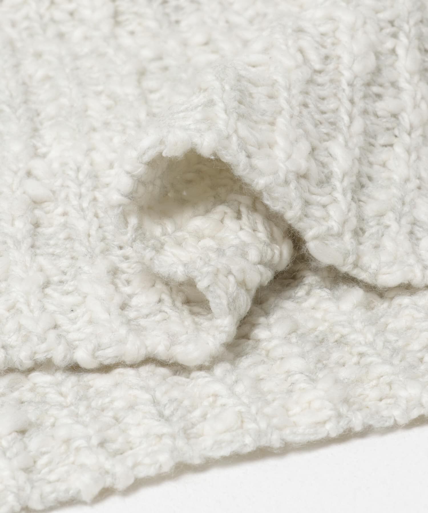  「スラブMIXショートカーディガン」|ニット・セーター|