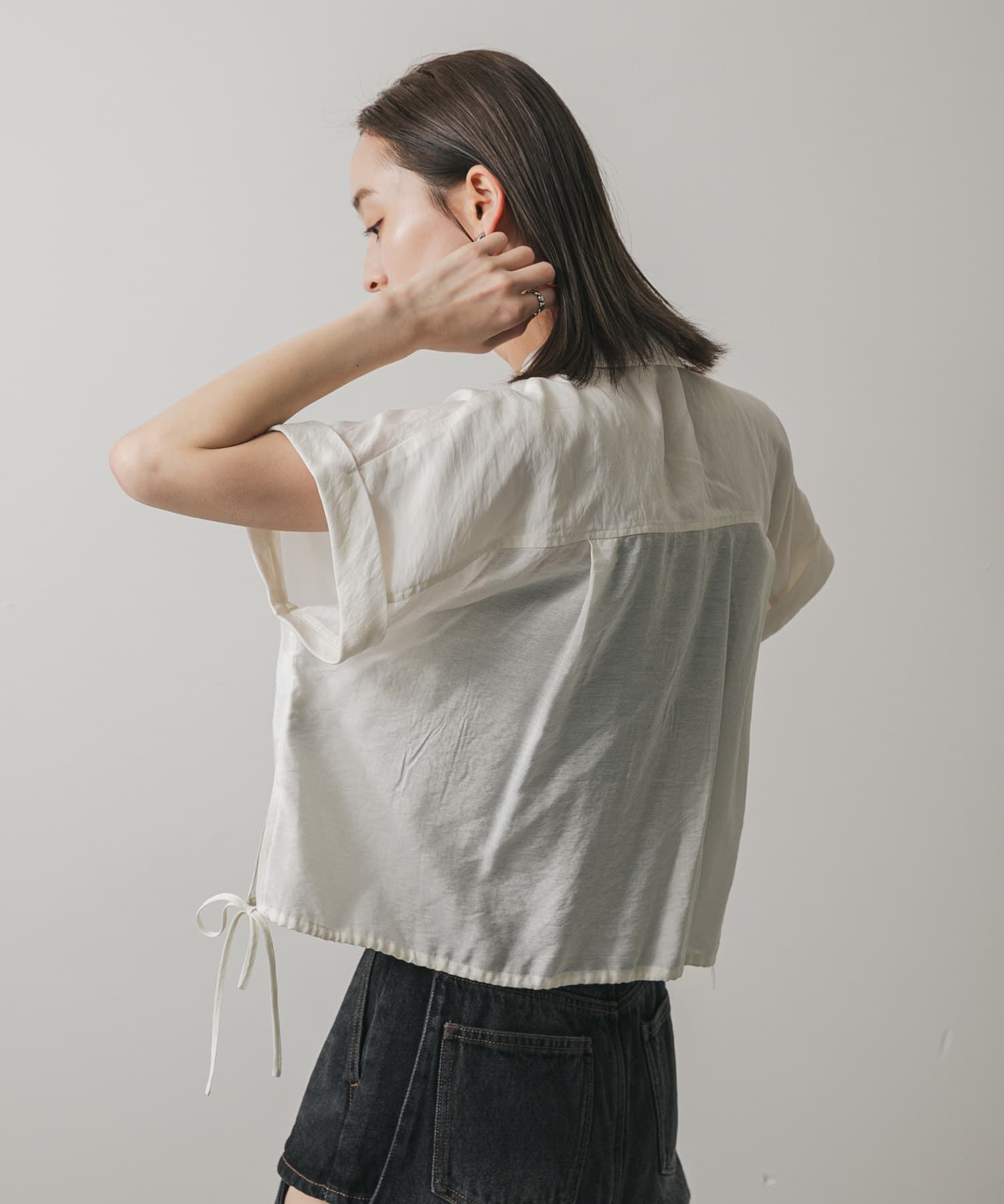 SENSE OF PLACE by URBAN RESEARCH「クロップドバルーンブラウス」|シャツ・ブラウス|