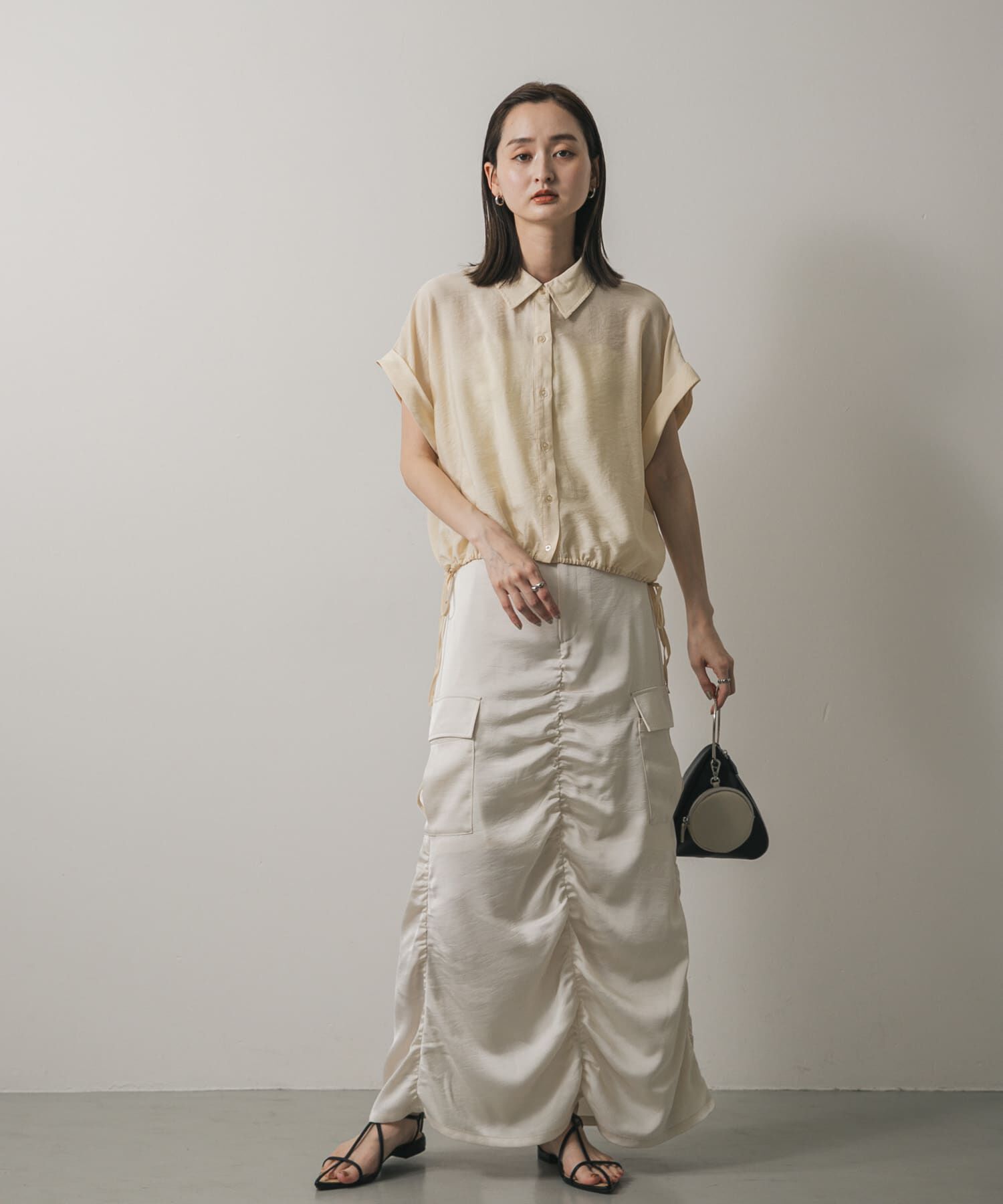 SENSE OF PLACE by URBAN RESEARCH「クロップドバルーンブラウス」|シャツ・ブラウス|