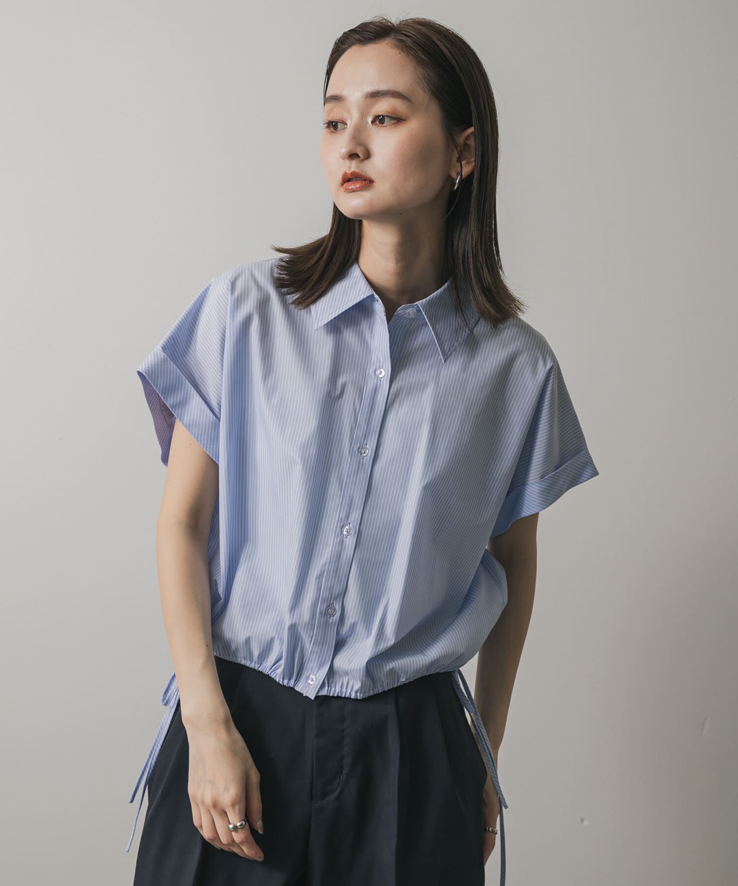 SENSE OF PLACE by URBAN RESEARCH「クロップドバルーンブラウス」|シャツ・ブラウス|