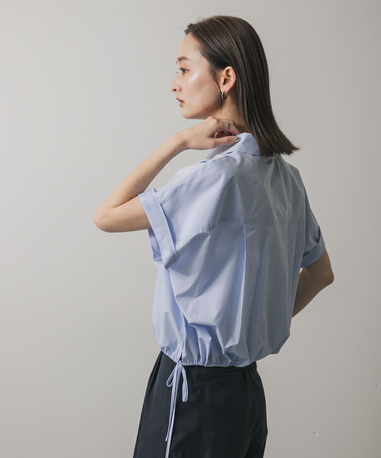 SENSE OF PLACE by URBAN RESEARCH「クロップドバルーンブラウス」|シャツ・ブラウス|