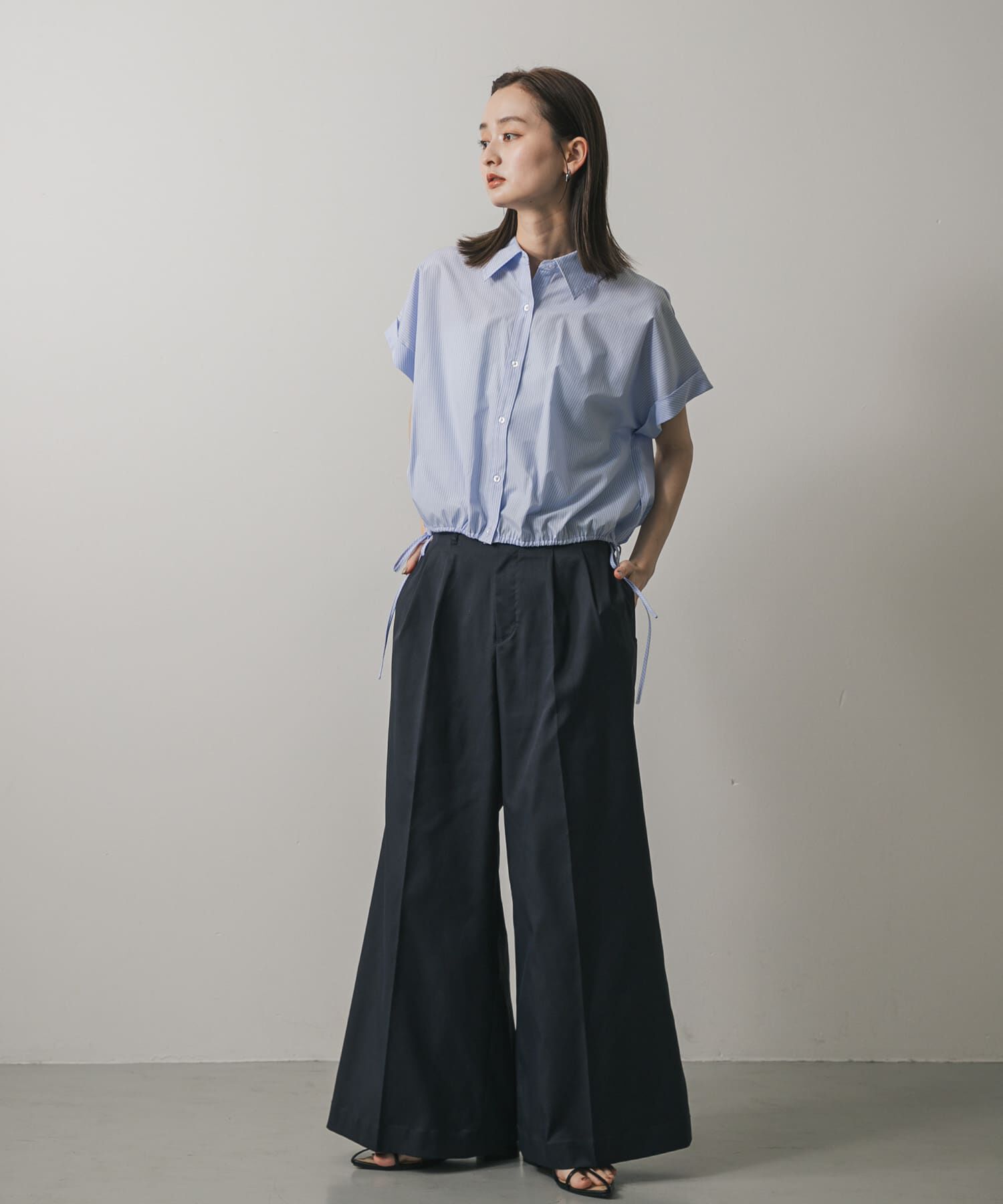 SENSE OF PLACE by URBAN RESEARCH「クロップドバルーンブラウス」|シャツ・ブラウス|