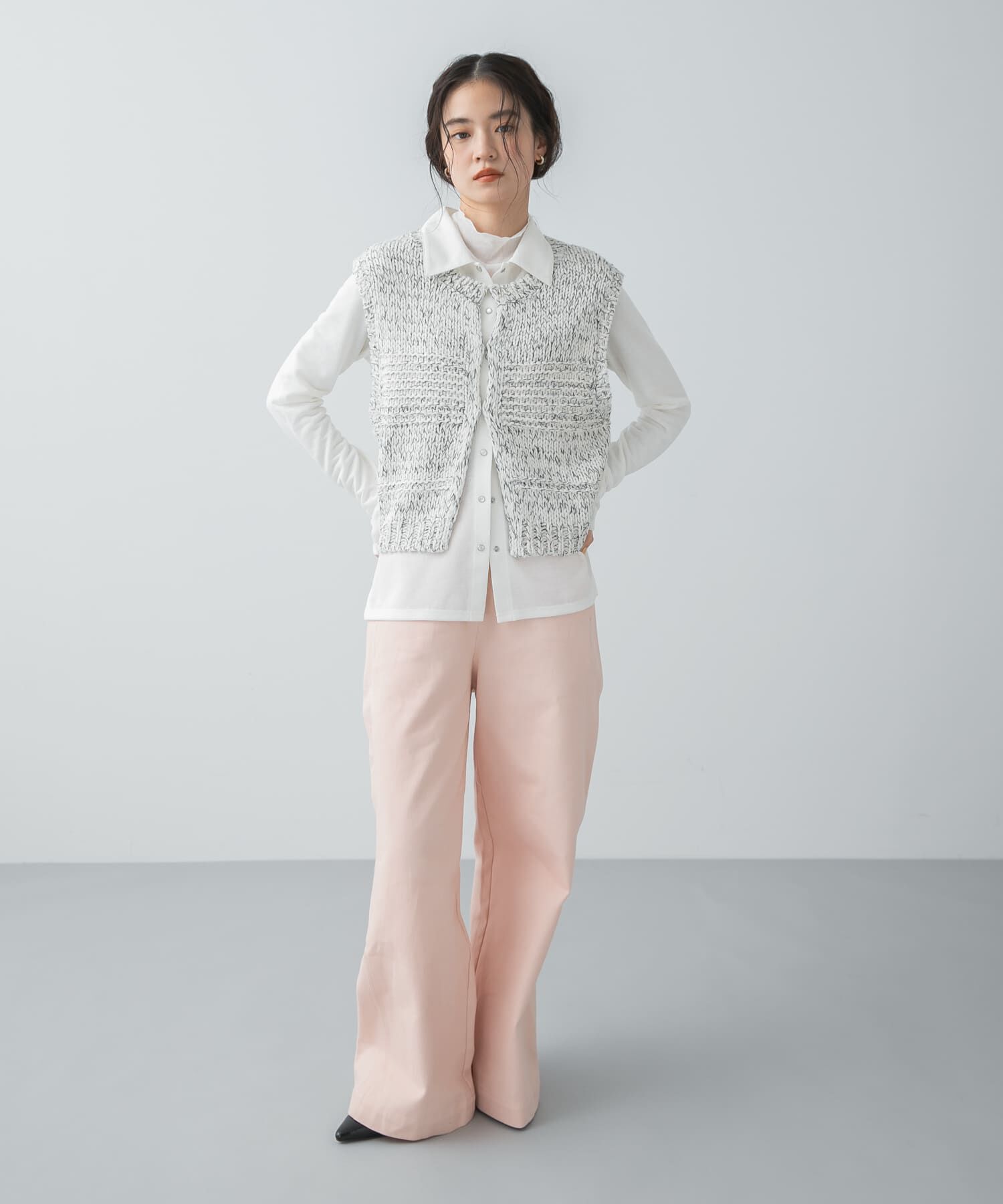 SENSE OF PLACE by URBAN RESEARCH「フロントドットカットシャツ」|シャツ・ブラウス|