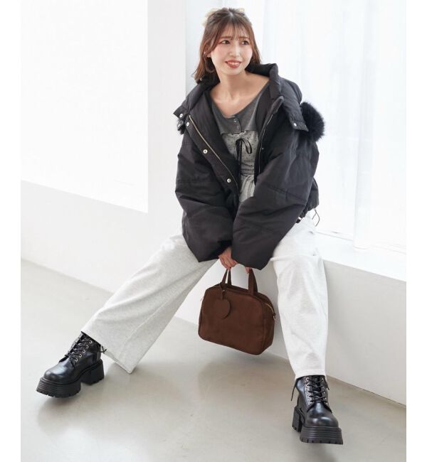  「タンクソールレースアップブーツ」|ショートブーツ|