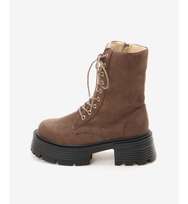  「タンクソールレースアップブーツ」|ショートブーツ|