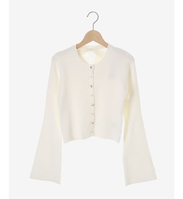  「バックリボンショートカーディガン」|カーディガン|