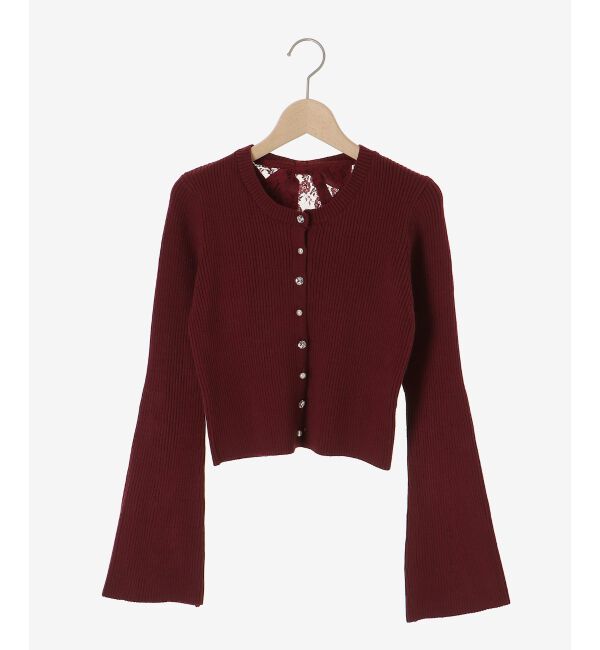  「バックリボンショートカーディガン」|カーディガン|