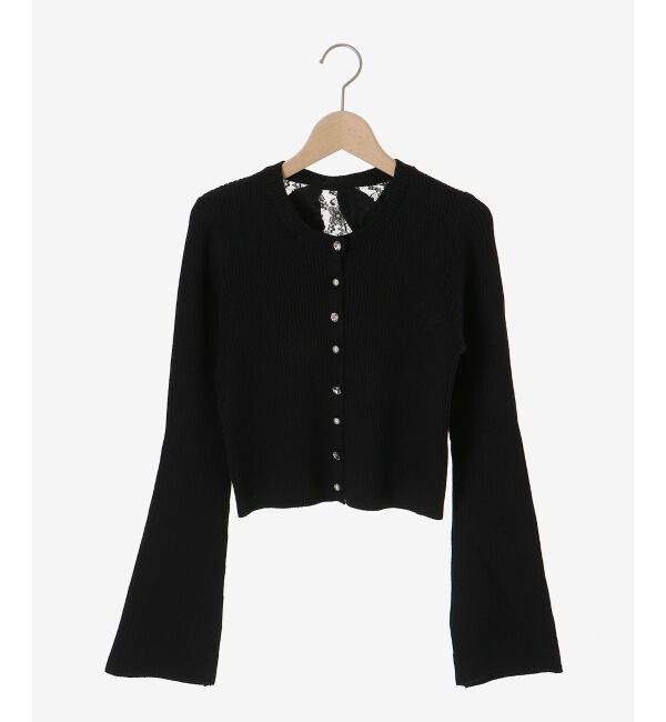  「バックリボンショートカーディガン」|カーディガン|