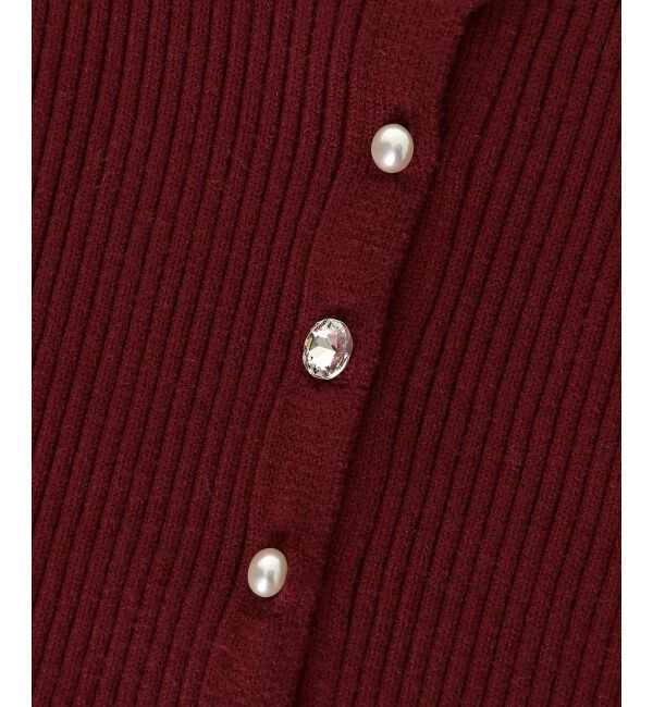  「バックリボンショートカーディガン」|カーディガン|