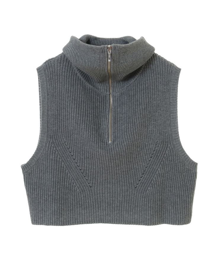 earth music&ecology「SET　Zipニットベスト+ブラウス」|ベスト・ジレ|