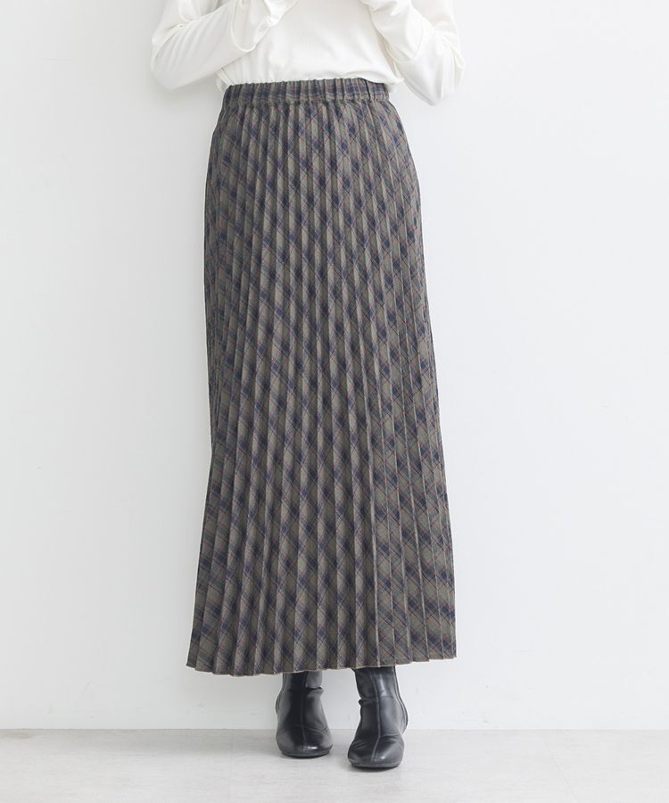 earth music&ecology「すきな丈T/Rプリーツスカート」|スカート|