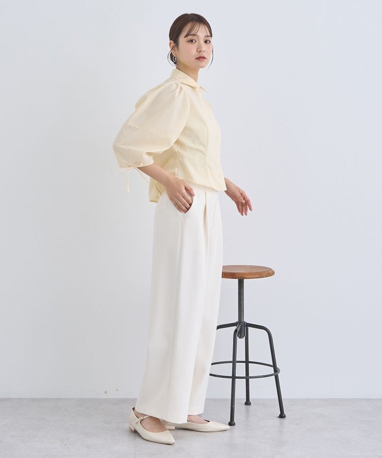 earth music&ecology「パワショルペプラムシャツ」|シャツ・ブラウス|