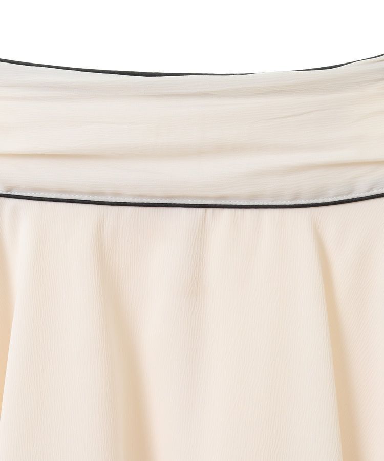 earth music&ecology「サイドリボンティアードスカート」|フレア|