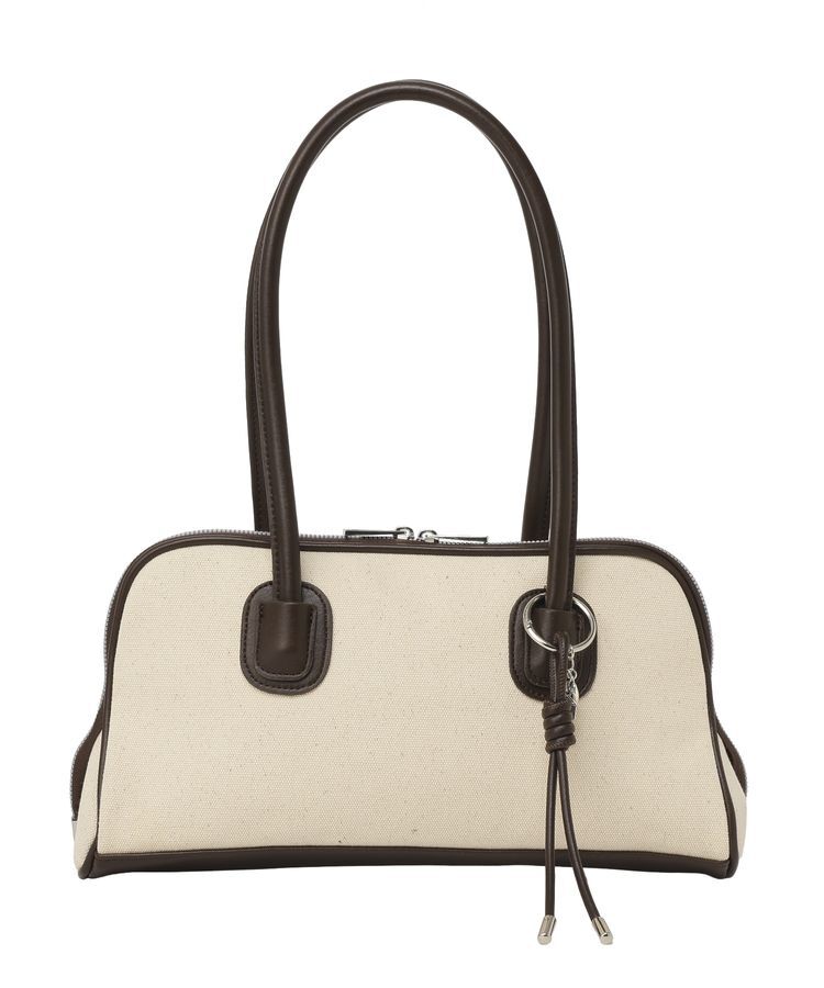 earth music&ecology「チャーム付きオブロングボストン」|ショルダー・メッセンジャー|