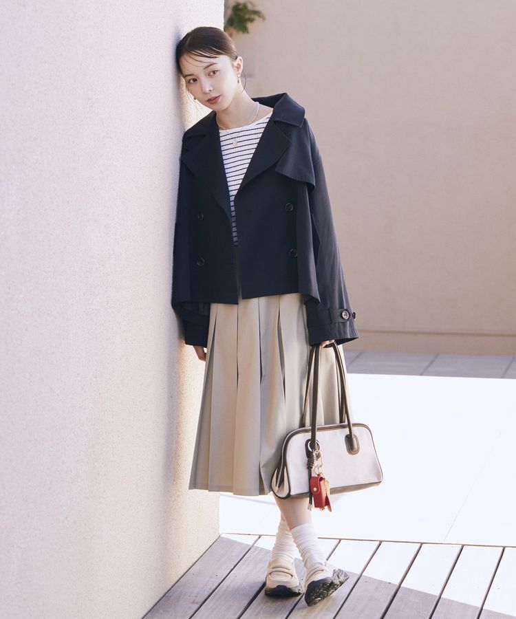 earth music&ecology「チャーム付きオブロングボストン」|ショルダー・メッセンジャー|