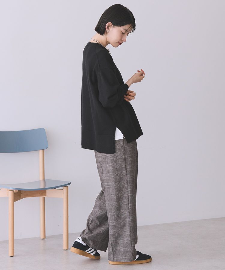 AMERICAN HOLIC「【WEB限定】バイパチサイドスリットニットプルオーバー＜静電気軽減＞」|ニット・セーター|